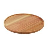 Khay sứ đế gỗ tròn xoay The Pioneer Woman Brilliant Blooms 32,5cm