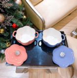 Nồi gang cánh hoa 22cm The Pioneer Woman Timeless Beauty Floral