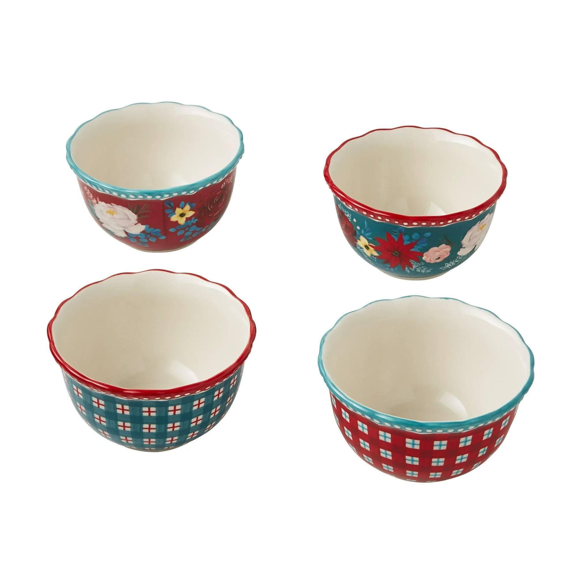 Bộ 4 bát gia vị kèm khay đế xoay The Pioneer Woman