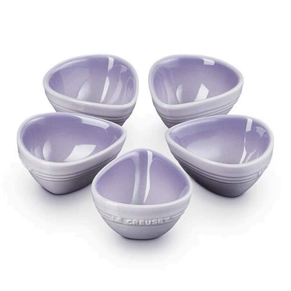 Bộ bày mứt bánh kẹo hình cánh hoa 5 món Le Creuset