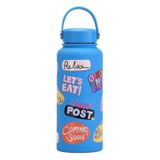 Bình nước giữ nhiệt 1L họa tiết in cao cấp new collection 2024