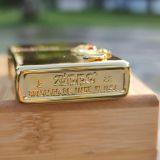 Bật lửa Zippo rồng mạ vàng 18K chào đón năm giáp thìn 2024