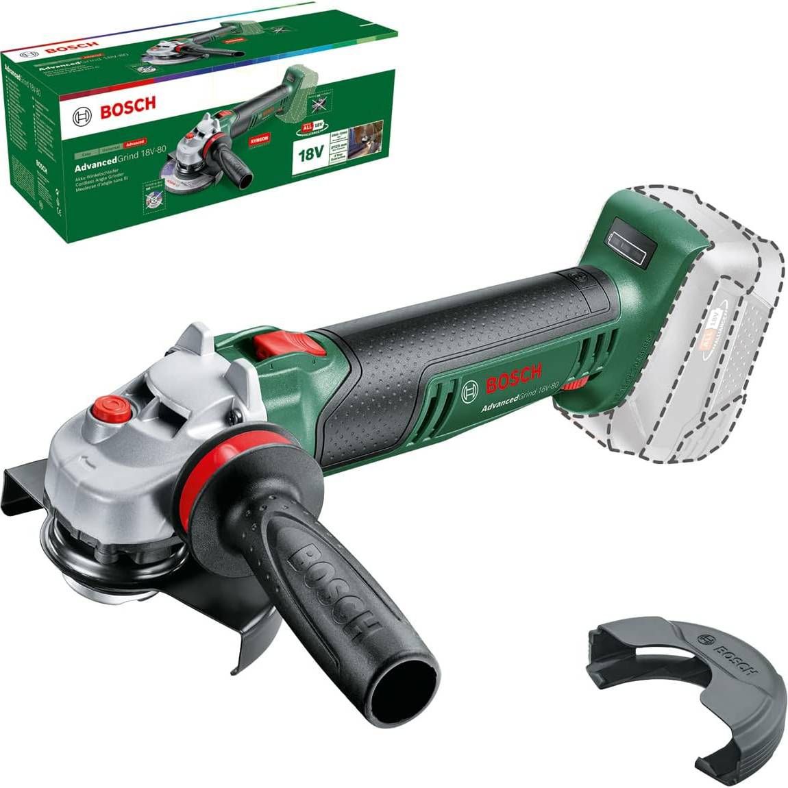 Máy mài góc không dây Bosch AdvancedGrind 18 V–80