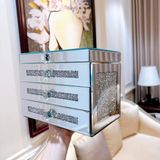 Hộp Đựng Đồ Trang Sức Tráng Gương 3 Ngăn