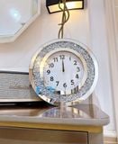 Đồng Hồ Treo Tường Pha Lê Tráng Gương Diamond 40cm