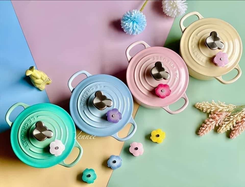 Nồi gang họa tiết gấu Le Creuset 14cm