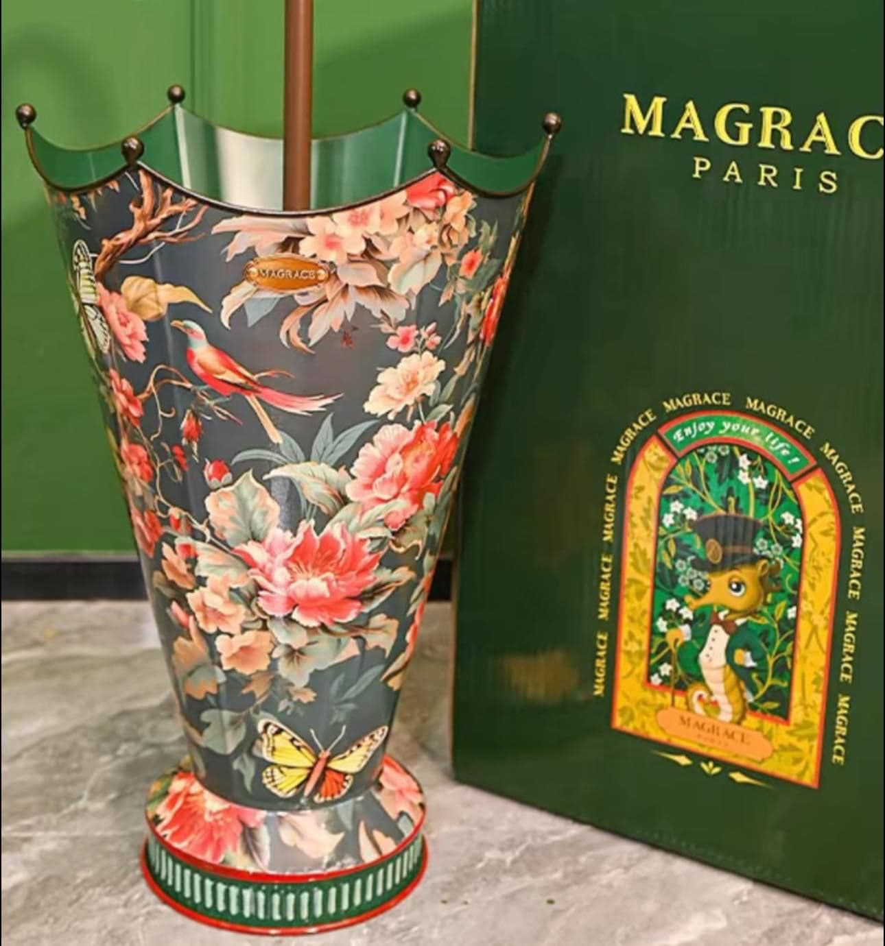Giá đựng ô Magrace hoa Vintage