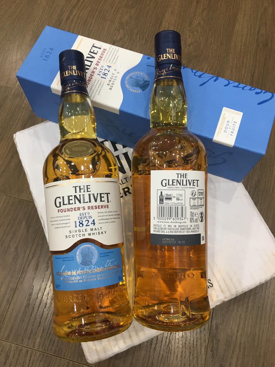 Rượu Glenlivet Founder Reserve 1824 1L
