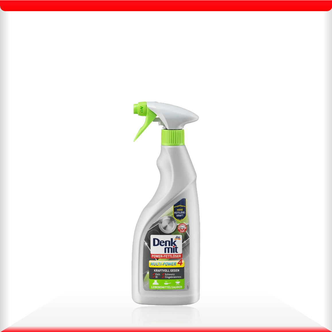 Xịt vệ sinh dầu mỡ nhà bếp đa năng Denkmit Fett 750ml