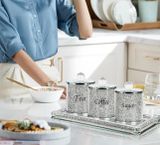 Bộ 3 hộp đựng pha lê kèm khay kim cương lấp lánh