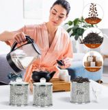 Bộ 3 hộp đựng pha lê kèm khay kim cương lấp lánh
