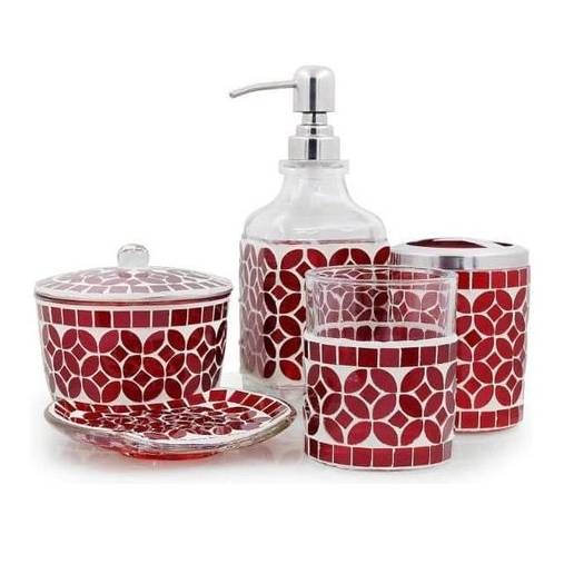 Bộ phụ kiện phòng tắm pha lê 5 món LushAccents