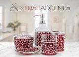 Bộ phụ kiện phòng tắm pha lê 5 món LushAccents