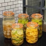 Bộ 6 hũ thủy tinh vuông kín khí Kilner