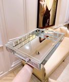 Khay Phục Vụ Pha Lê Tráng Gương Cao Cấp