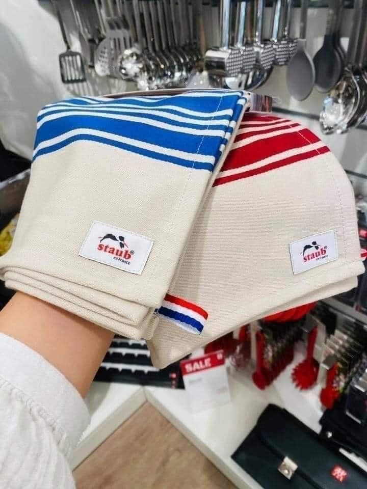 Khăn lau bát Staub Germany bền đẹp, lau bát không để lại lông vải Gia