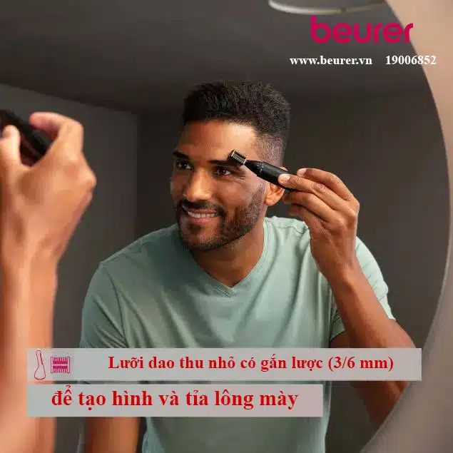 Máy tỉa lông mũi, lông mày Beurer MN2X