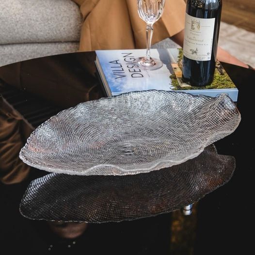 Đĩa pha lê Oval Folies Centrepiece IVV