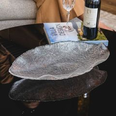 Đĩa pha lê Oval Folies Centrepiece IVV