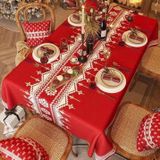 Khăn trải bàn Giáng sinh Jacquard cao cấp