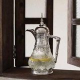 Bình đựng nước pha lê màu bạc cổ điển 1,6l cao cấp