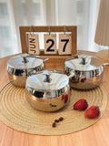 Bộ 3 hũ đựng gia vị kèm thìa Chockmen