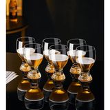 Bộ 6 ly pha lê kèm khay 370ml