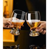 Bộ 6 ly pha lê kèm khay 370ml