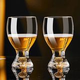 Bộ 6 ly pha lê kèm khay 370ml
