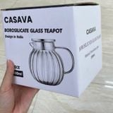 Bình trà thủy tinh Casava Italy 1,3 lít