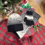 Bộ khăn mũ găng tay Beanie cao cấp