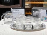 Bộ 6 cốc Podium 2 lớp Casava mix size mẫu 2024