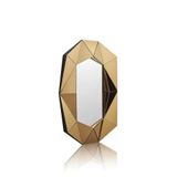 Gương treo tường Reflections Copenhagen Diamond Burgundy/Silver Mirror