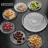 Set 7 đĩa họa tiết mài (1 đĩa lớn 30cm và 6 đĩa nhỏ 18cm)