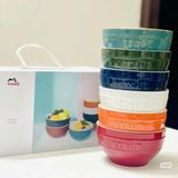 Bộ 6 bát cơm Staub cầu vồng 12cm
