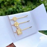 Bộ 3 chiếc kẹp tóc Chanel gift