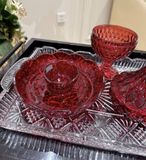 Đĩa pha lên Dublin 20cm kèm bát nhỏ