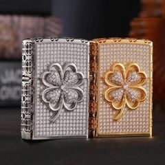 Bật lửa Zippo cỏ 4 lá 