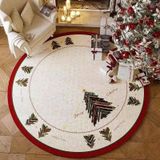 Thảm tròn Giáng sinh Maples Rugs