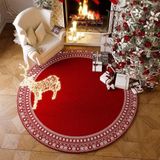 Thảm tròn Giáng sinh Maples Rugs