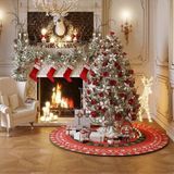 Thảm tròn Giáng sinh Maples Rugs