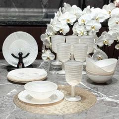  Bộ 18 món bát đĩa ly Viola Germany 