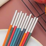 Bộ 5 đôi đũa sợi thủy tinh cầu vồng