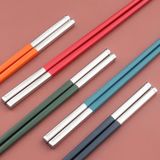 Bộ 5 đôi đũa sợi thủy tinh cầu vồng