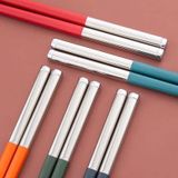 Bộ 5 đôi đũa sợi thủy tinh cầu vồng