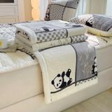 Thảm nỉ lông thỏ kèm chăn New Choice