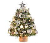 Cây thông mini Amenon 65cm kèm đồ trang trí và đèn led lấp lánh