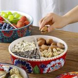 Khay đựng bánh kẹo gốm sứ Smsom cao cấp
