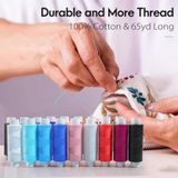 Bộ kim chỉ 18 tone màu
