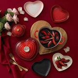 Set 4 đĩa tim Le Creuset 17cm